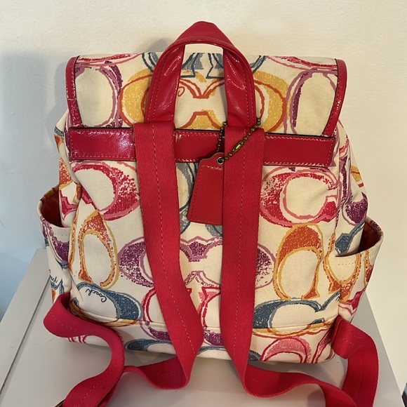 COACH POPPY BACKPACK BAG F 21962 - Picture 13 of 13